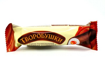 Творобушки сырок творожный 20% 40 гр Россия (вареная сгущенка)